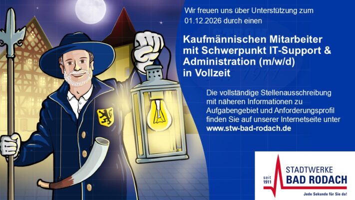 Kaufmännischen Mitarbeiter (m/w/d) Schwerpunkt IT-Support & Administration